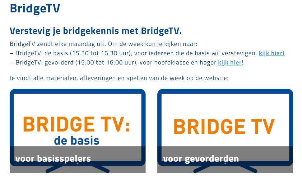 Bridge Liga | online-leren